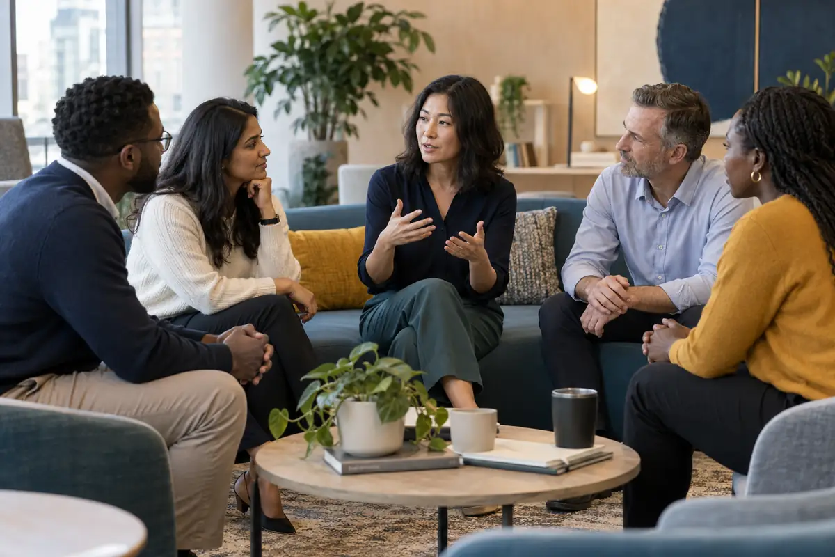 Collaborative workplace discussion